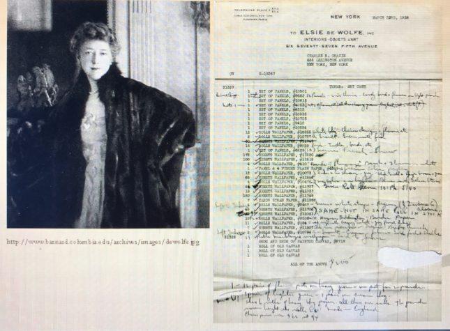 Elsie de wolfe purchase order