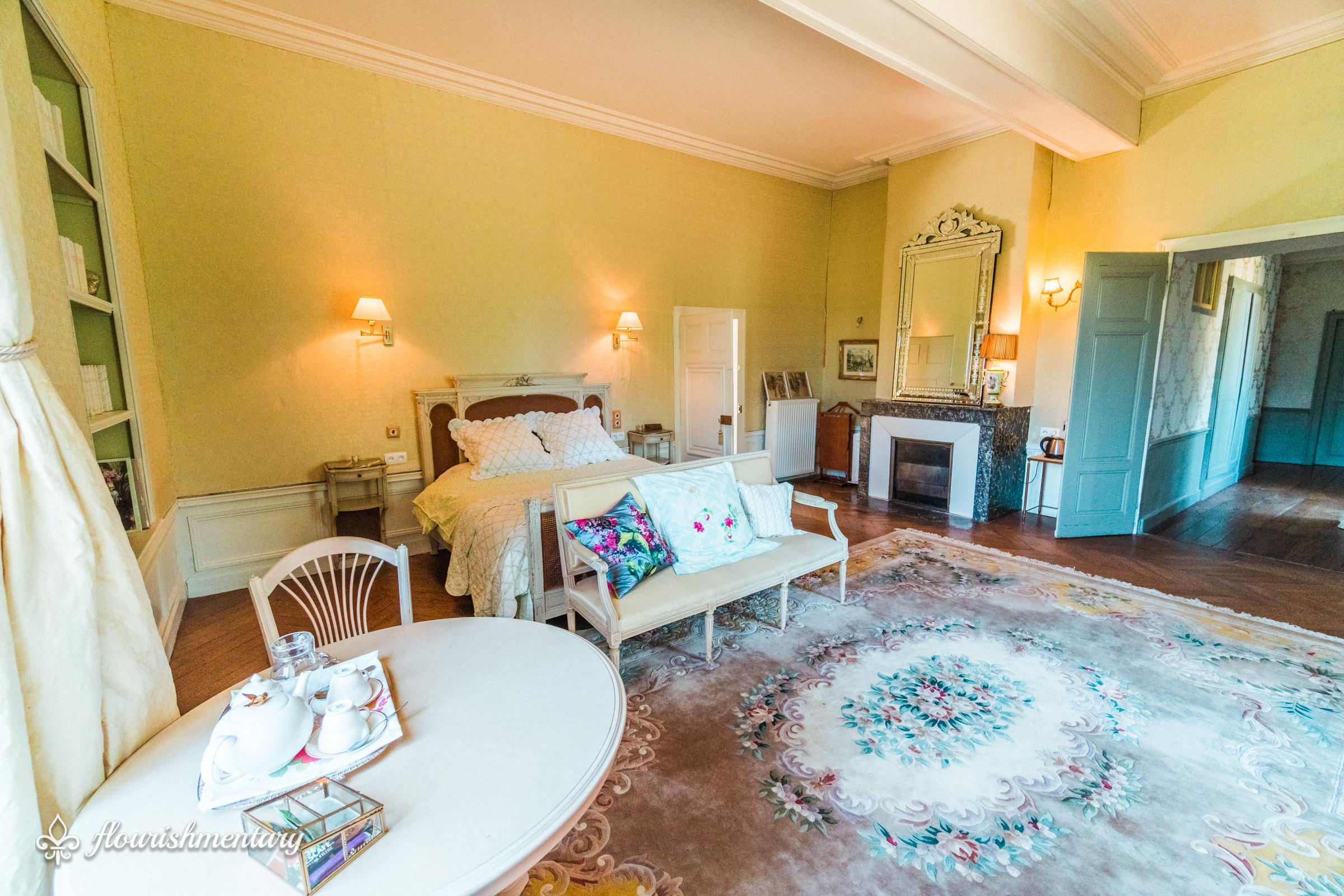 chambre de bonne maman guest room chateau de lalande