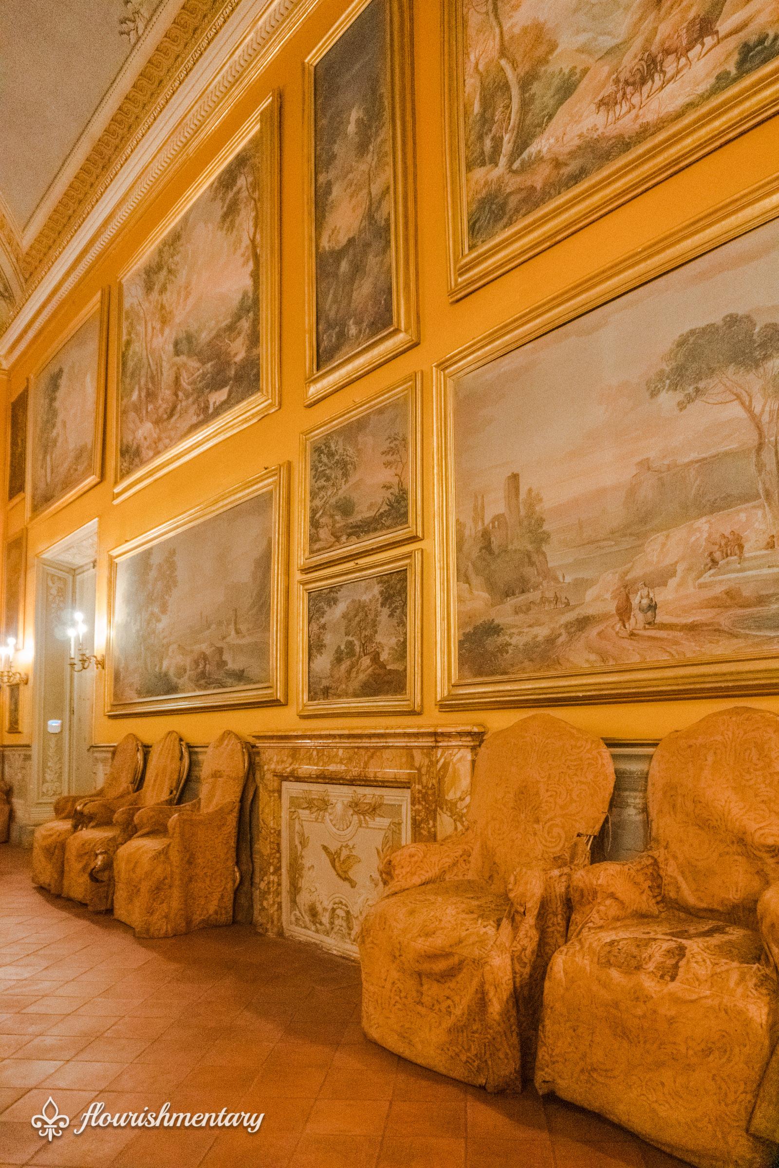 The popes throne room galleria doria pamphilj